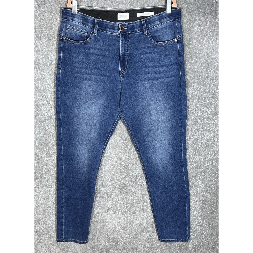 Angels Forever Young Everluxe Sculpt Skinny Jeans Womens Size 16 Blue Stretch